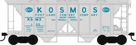 43272 Bowser Ho Kosmos Cement Acf 70-ton 2-bay Hopper #106