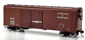 49239 Bowser 43312 Ho Norfolk And Western Rtr X31 B2 Round Flush Roof Boxcar #49239