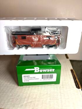 478094 Bowser 43425 #43425 P.r.r. Inch Tuscan Circle Keystone N-8 Caboose #478094 H.o. 1 87