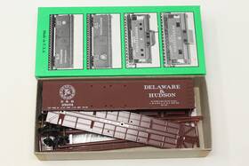 25034 Bowser 55408 Ho 50ft Round Roof Dd Boxcar Delaware And Hudson D&h Kit