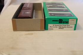 48888 Bowser 55422 Ho Scale 50ft Box Car Pennsylvania Brown #48888 - Built 48888 Bowser 55422 Ho Scale 50ft Box Car Pennsylvania Brown #48888 - Built