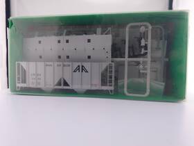 Bowser 55851 Ho Scale Ann Arbor 70 Ton 2 Bay Covered Hopper Kit Crdx 3335