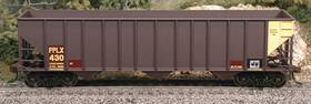 6-40655 Bowser Ho Scale Pplx Yellow End 100 Ton Hopper