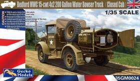 15-cwt Bowser 892667350248 1/35 Gecko Models Bedford Mwc 4x2 200 Gallon Water Truck Close Cab