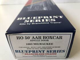 Branchline 1000b Blueprint Ho #1003 Milwaukie 50 Aar Boxcar Single Door