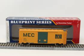 115171 Branchline Ho Blueprint 40ft Box Car Maine Central Mec 866 Orange Rtr