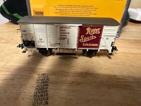 49856 Brawa Ho Gauge Covered Freight Wagon G10 Epoche Iii Ritter Sport 512 886 P
