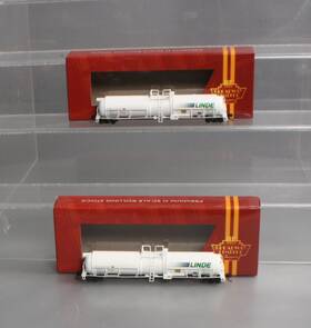 3826 Broadway Limited N Linde Cryogenic Tank Car Set Of 2