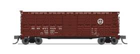 273190 Broadway Limited 8462 N Pennsylvania 40ft Wood Stock Car With Mule Sounds #273190
