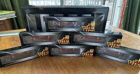 3127 Broadway Limited Imports N Scale #3127 3-bay Hopper Set Of 6 Cars Great Northern Nib Ny