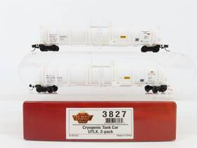 3827 Broadway Limited Imports N Bli Utlx Union Tank Car Co. Cryogenic Cars 2-pack