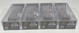 Broadway Limited Imports 836563041309 Ho Scale Atsf Santa Fe K7 Brown Stock Cars 4-pack #4130 Nob