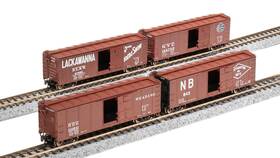 Broadway Limited Imports 836563072730 N Scale Nyc 40ft Steel Boxcar Variety Set D 1950s 4-pack 7273