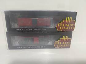 Broadway Limited Imports 836563072853 Usra 40-in Steel Box Car Christmas Edition 2-pack 7285