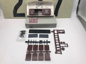 010413 C&bt Shops Ho Scale Cotton Belt Blue Streak 40ft Boxcar Unassembled Nos