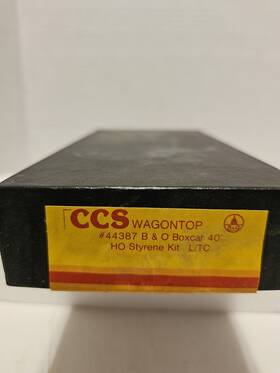 44387 Ccs Wagontop #44387 B&o Boxcar 40ft Ho Styrene Kit L/tc