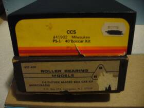41902 Ccs Roller Bearing Models #41902 Ho 40 Ft. Milwaukee Road Box Car Kit 50
