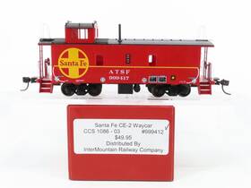 Ccs1086-03 Centralia Car Shops Ho Scale Atsf Santa Fe Railroad Caboose #999412