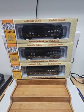 0001-000514 Con-cor C 3 Bnsf 12 Panel 100 Ton Coal Hopper Set Of A B &c New