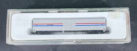 0001-004601 Con-cor N Scale Amtrak 60ft Material Handling Boxcar 1407 Train Freight Car L/n