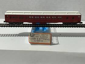 0001-008708 Con Cor 1988 Christmas Express Rivarossi Heavyweight Pullman Sleeper Elves N
