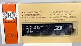 0001-009306 Con-cor Ho Scale 100 Ton Coal Hopper Kit Burlington Northern Nib