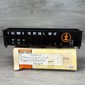 0001-009314 Con-cor Ho Scale Triple Bay Coal Hopper Kit Illinois Central Gulf Icg 89286