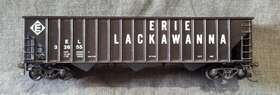 0001-009360 Con-cor 9360 Erie Lackawanna 45ft 100-ton Hopper El 32655 Kds Metal Wheels Rtr