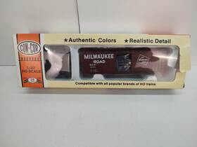 0001-009417 Con-cor Vintage Ho Scale 1/87 40ft Ps-1 Boxcar Milwaukee Road 30141 Train Car
