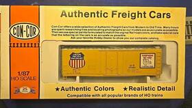 0001-009452 Con-cor Ho Scale 40ft Ps-1 Plug Door Box Car Union Pacific Up 160285