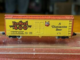 0001-01352n Con-cor N Scale 40ft Wood Reefer Fox Head 400 Beer Urtx 89432 In Original Case