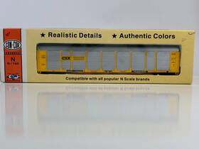 0001-603023 Con-cor Auto Rack Car C.s.x Corp N Scale