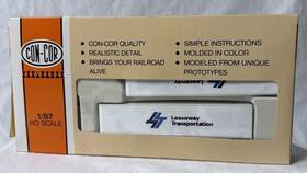 0004-008110 Con-cor Ho 40 Piggyback Box Trailer Leaseway Transport