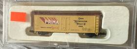 001-135104 Con-cor 135104 N Scale #001-135104 40ft Billboard Wood Reefer Prima Beer