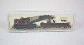 0001-602002 Con-cor 200t Crane And Flat Car Conrail M Of With X-202a B N Scale
