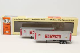 4-008453 Con-cor Ho 45ft Ribbed Side Sea Containers Tractor Trailers K-line
