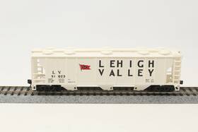 51023 Con-cor Ho 3-bay Covered Hopper Lehigh Valley Lv Kds Rtr