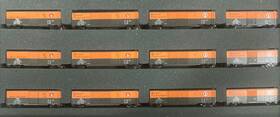 851812 Con-cor N Scale Great Northern Special Merchandise Inch Loader Cars Add On Set Mtl Couplers