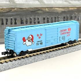 On79xm Con-cor Merry Christmas 50 Ft Holiday Boxcar Ccmx 1979 N Scale