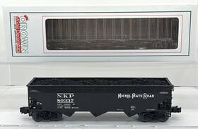 80337 Crown Bck #oh110 Nickel Plate Road 3-bay Hopper W Coal #80337 New O Lionel Nkp