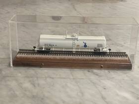 902276 Custom Prototype Models N Tank Car Utlx Union Co White Painted
