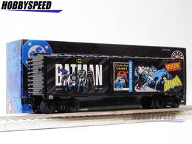2528150 Dc Comics Lionel Batman 90th Anniversary Boxcar Freight Train Car New
