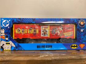 2528160 Dc Comics Lionel Wonder Woman 90th Anniversary Boxcar Freight Train New
