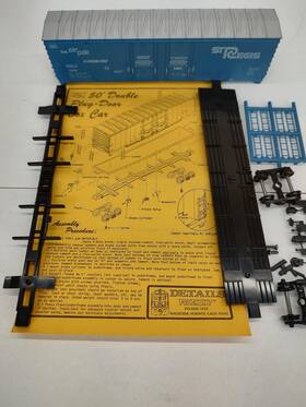 Bc-511 Details West Vintage Ho Scale St Regis 50ft Double Plug Door Box Car Model Kit