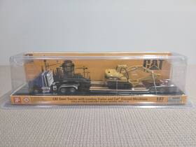 Ct660 Dm 84415 Blue Day Cab Semi Tractor Lowboy Trailer Cat 315c Excavator Ho 1 87 Scale