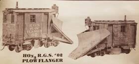 254-42 Durango Press Dp-42 Rio Grande Southern #02 Snow Plow Flanger Rgs Hon3 With Trucks