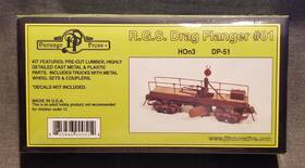 254-51 Durango Press Dp-51 Rio Grande Southern Drag Flanger #01 Rgs Mow Car Kit Hon3