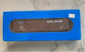 64565 E&c Shops 0302 Ho Kit 50ft Ps-1 Double Door Box Car Rock Island/ri Nib