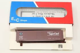 11469 E&c Shops Ho 50ft Ps-1 Box Car Santa Fe Super Chief Atsf Red Kit