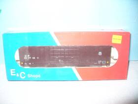 1256-2 E&c Shops #1256-2 Ho 50 Ft. Hi-cube Dbl Door Plug-door Box Car Kit-union Pacific